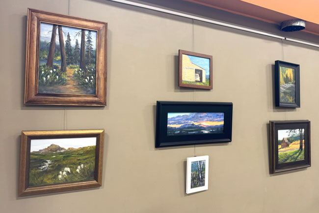 Photo of Plein Air Artists' exhibit