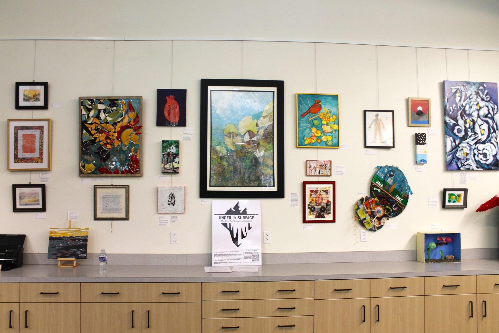 Photo of the Under the Surface exhibit