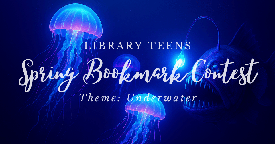 Teen Spring Bookmark Contest Graphic