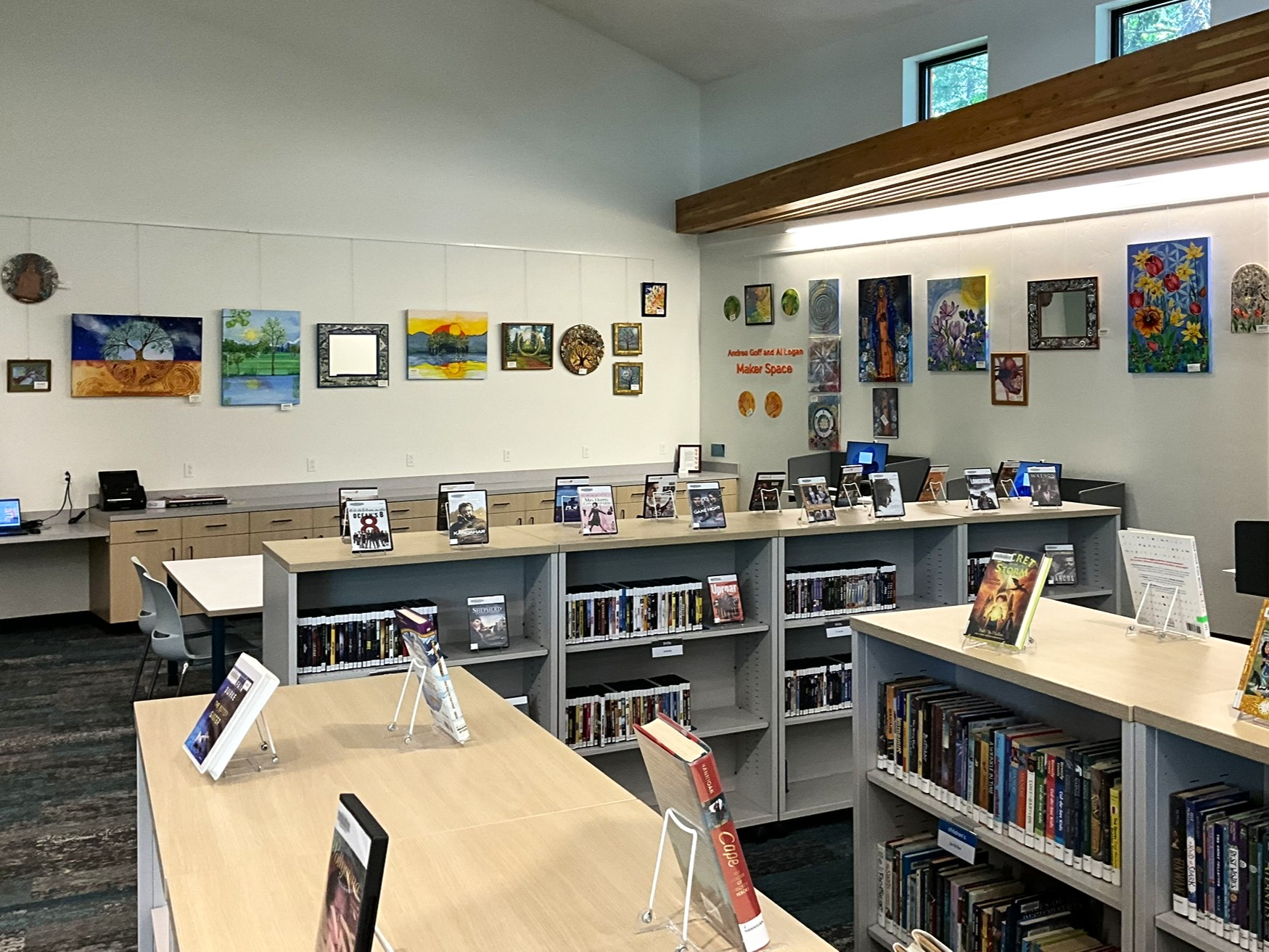 Photo of Layah Cottonwood's exhibit