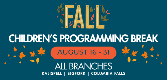 Kids fall programming break graphic