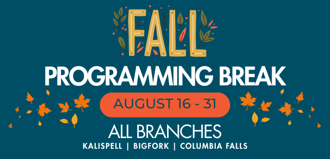Fall Programming Break graphic